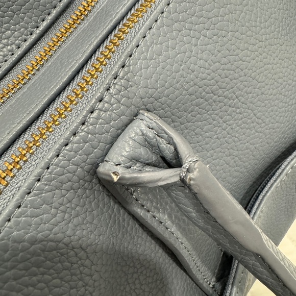 Freshly Picked Classic Weekender + Matching Classic Clutch (Dusty Blue) - Picture 6 of 10